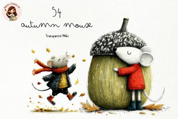 Download Storybook Autumn Mouse PNG Clipart - Premium Resources